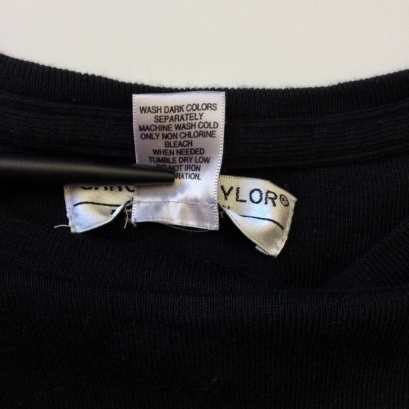 Vintage 90s America Stud Embellished Black Top New Without Tag S - Picture 5 of 7